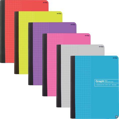 Amazon.com : 1InTheOffice Graph Composition Notebook, 9.75" x 7.5 ...