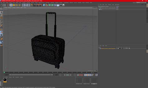3D Spinner Business Laptop Bag Black model | 3D Molier International