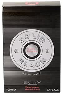 Buy ENTITY Solid Black Eau de Toilette for Men, 100 ml Online at Low ...