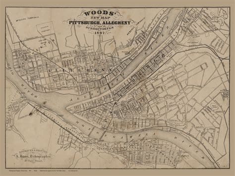 1940 Map Of Pittsburgh Pa Pittsburgh Metro Area Editable Map,