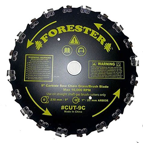 FORESTER Brush Cutter Blades - Trimmer Chainsaw Tooth Saw Blade - for ...