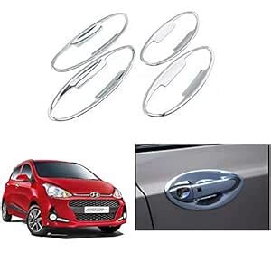AUTOFLAME Chrome Door Handle Bowl for i10 Grand,Set of 4Pcs : Amazon.in ...