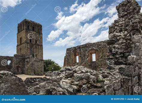 Panama Viejo Ruins, Panama City Stock Image - Image of culture, ancient ...