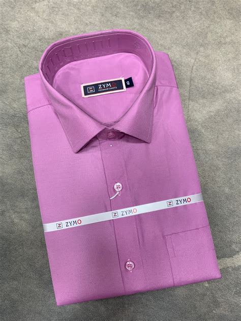 Full Sleeve Light Magenta Colour Shirt – Kumaran Silk