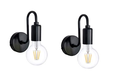 Homes Elite Wall Lights E27 Socket Spotlights Retro Iron Loft Wall ...