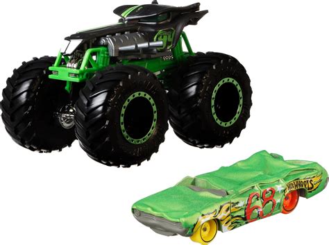 Hot Wheels Monster Trucks RATICAL Racer Vehicle (Pack of 2) : Amazon.in ...