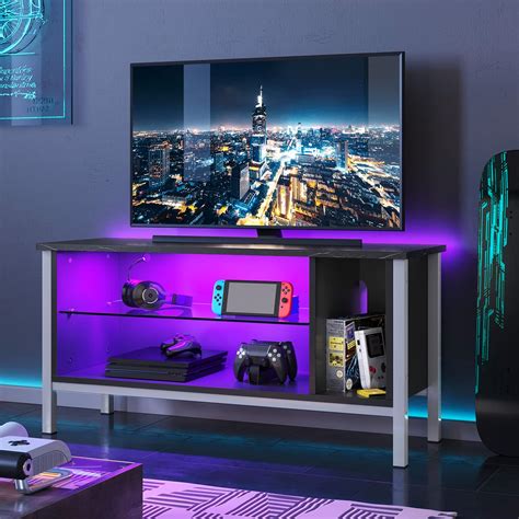 Bestier TV Stand Cabinet 112 CM Gaming Entertainment | Ubuy India