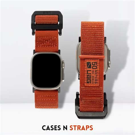 High Strength Nylon Strap for iWatch (Orange Color) 42/44/45/49 MM ...