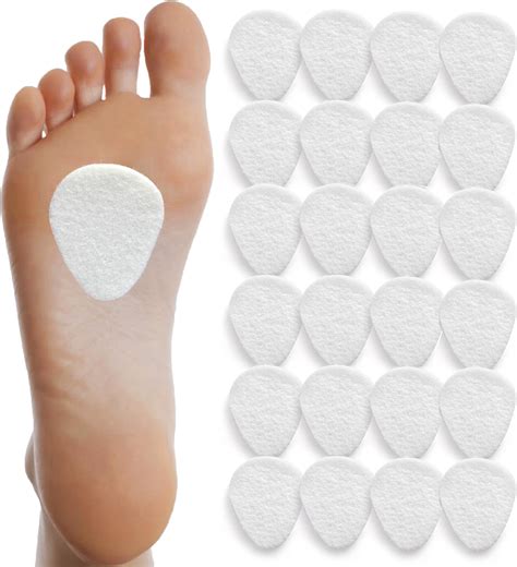 Amazon.com: Metatarsal Pads (24 Pack) Felt Foot Pads for Pain Relief ...
