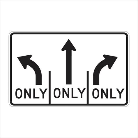 Image result for Intersection Lane Control Sign