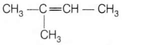 2-methyl-2-butene will be represented as - Tardigrade