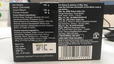 Oxylife Men Crème Bleach - 150g | For All Men Skin Types | Effective ...