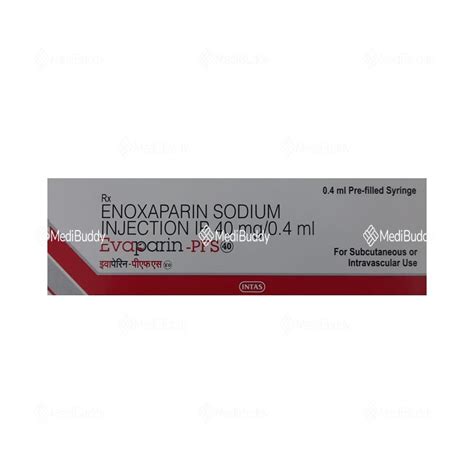 Evaparin -PFS 40 Injection: Price, Uses, Side Effects & How to Use ...