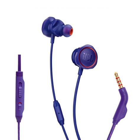 JBL Quantum 50 by Harman Wired in-Ear Gaming Headphone with Twist Lock ...