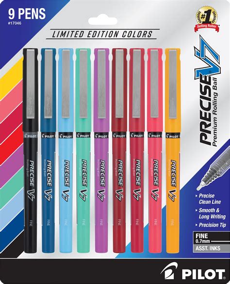 Pilot Precise V5 Stick Rolling Ball Pens, Extra Fine Point, 3-Pack ...