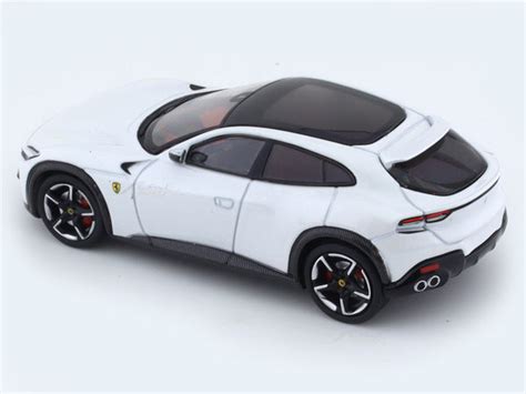 Ferrari Purosangue V12 white 1:64 Funny Model diecast scale car ...