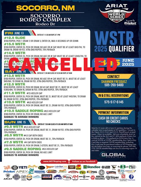 Calendar | World Series of Team Roping