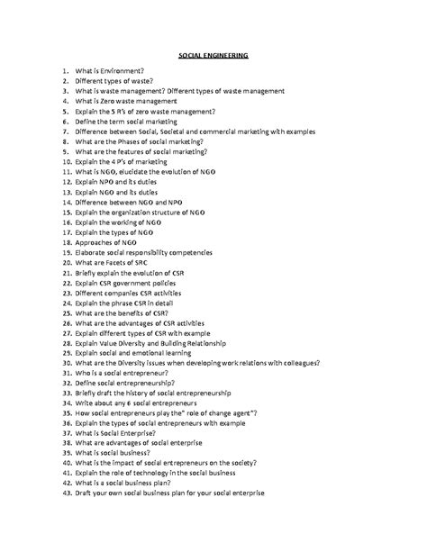 Revision UNIT-2 - 3 - Summary Social Engineering - SOCIAL ENGINEERING ...