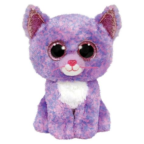 ty Beanie Boos Cassidy Plush Cat Purple 15Cm 1607-36248 | Toys-shop.gr