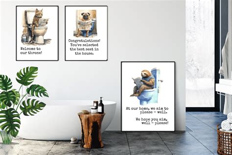 Free Printable Bathroom Wall Art Decor Ideas for Your Home