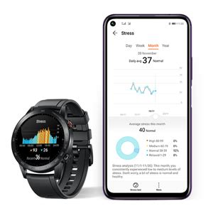 Honor Magic Watch 2 (46mm, Black Fluoroelastomer Strap) + Wireless ...