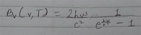 Black body radiation formula - Brainly.in