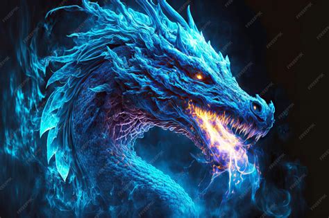 Blue Lightning Dragons