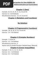 Image result for Deleded Portion Maths Class 12