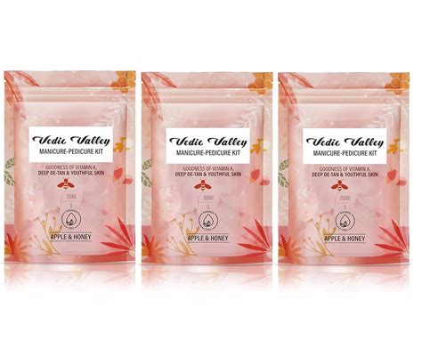Vedic Valley Manicure and Pedicure Kit - Apple and Honey, Unidose ...