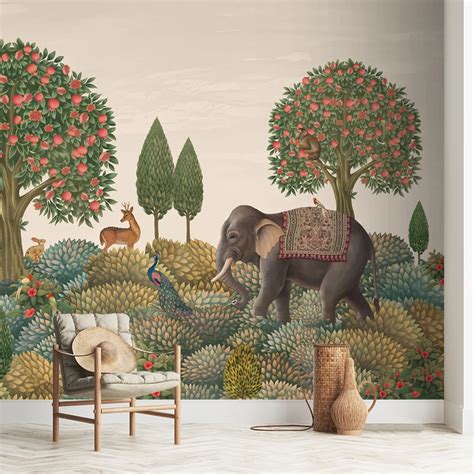 Rajasi Van, Indian Customised Wallpaper for Walls | Life n Colors – Art ...