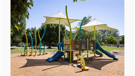 Conejo Creek North Park - Whimsical water and fish-themed playground