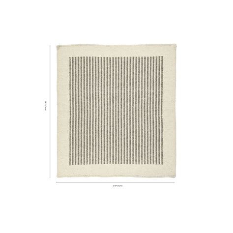 Handwoven Beige Colour Stripped Pooja Aasan – Jawaja Wool Pooja Aasan ...