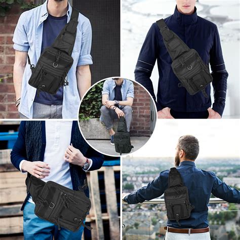 Buy Tactical Chest Sling Pistol Bag - LarKoo Concealed Carry Handgun ...