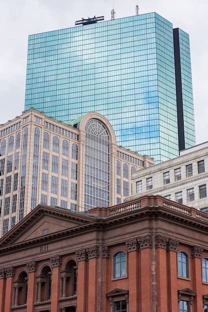Bâtiments d'architecture dans le centre-ville de Boston | Photo Premium