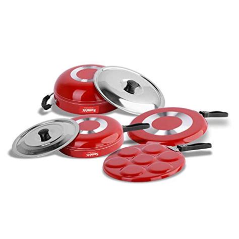Top Rated Non-Stick Cookware Set (Dosa Tawa+ Multi Snack Maker+Kadhai ...