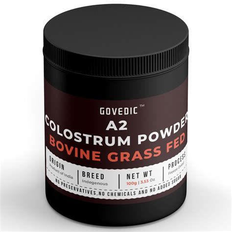 Buy Bovine Colostrum Powder A2 Online - Sugar Free by Govedic ...