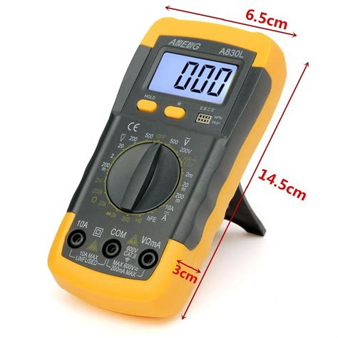 Digital Multimeter AC DC Voltmeter Ammeter Ohmmeter | Ubuy India