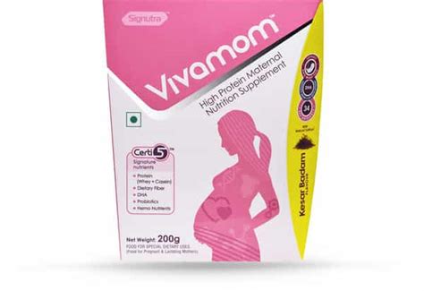 Buy VIVAMOM VANILLA MATERNAL NUTRITION DRINK REFILL OF 200 G Online ...