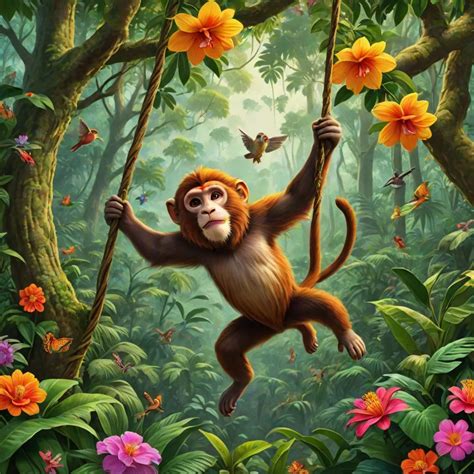 The Monkey and the Lion | Story.com