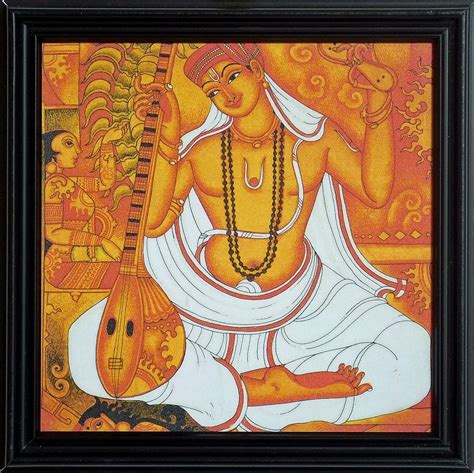 DollsofIndia Framed Saint Tyagaraja Picture on Laminated Board - 6 x 6 ...