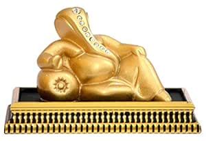 Saubhagya Global Golden Riddhi Siddhi Ganeshji Gold Plated Idol, Murti ...