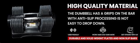 Buy Durafit Adjustable Dumbbell | 25 Kg (2.5 Kg - 25 Kg) | Home workout ...