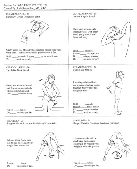 Image result for Neck Exercises Printable PDF