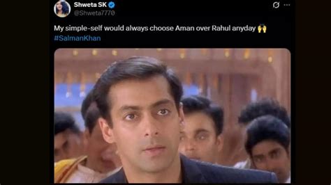 ‘Aman over Rahul:’ Netizens prefer Salman Khan’s character over Shah ...
