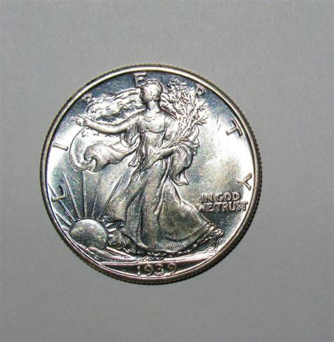 United States Currency: Walking Liberty - Guide to Value, Marks ...