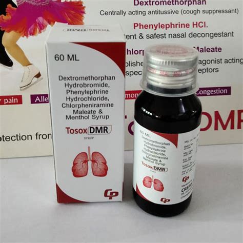 TOSOX - DMR SYRUP (60ml) Crepis Pharma Pvt. Ltd.