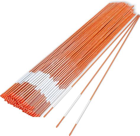 Buy Hourleey 50 Pack 48 Reflective Driveway Markers, 5/16 Inch Dia Snow ...