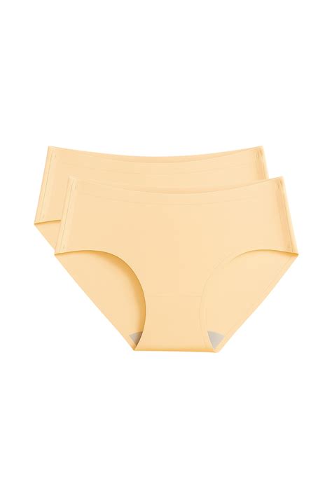 Seamless Bonded Hipster Panty - Beige & Beige – Munns and Mars