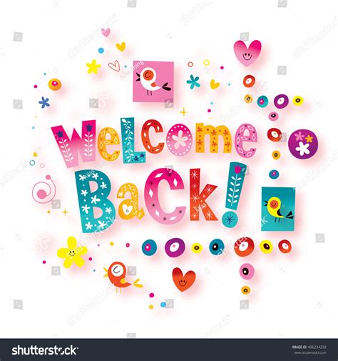 Welcome Back Card