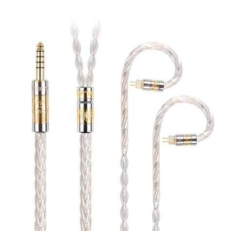 NiceHCK Moongod Japan Silver Upgrade Cable for IEMs | Concept Kart